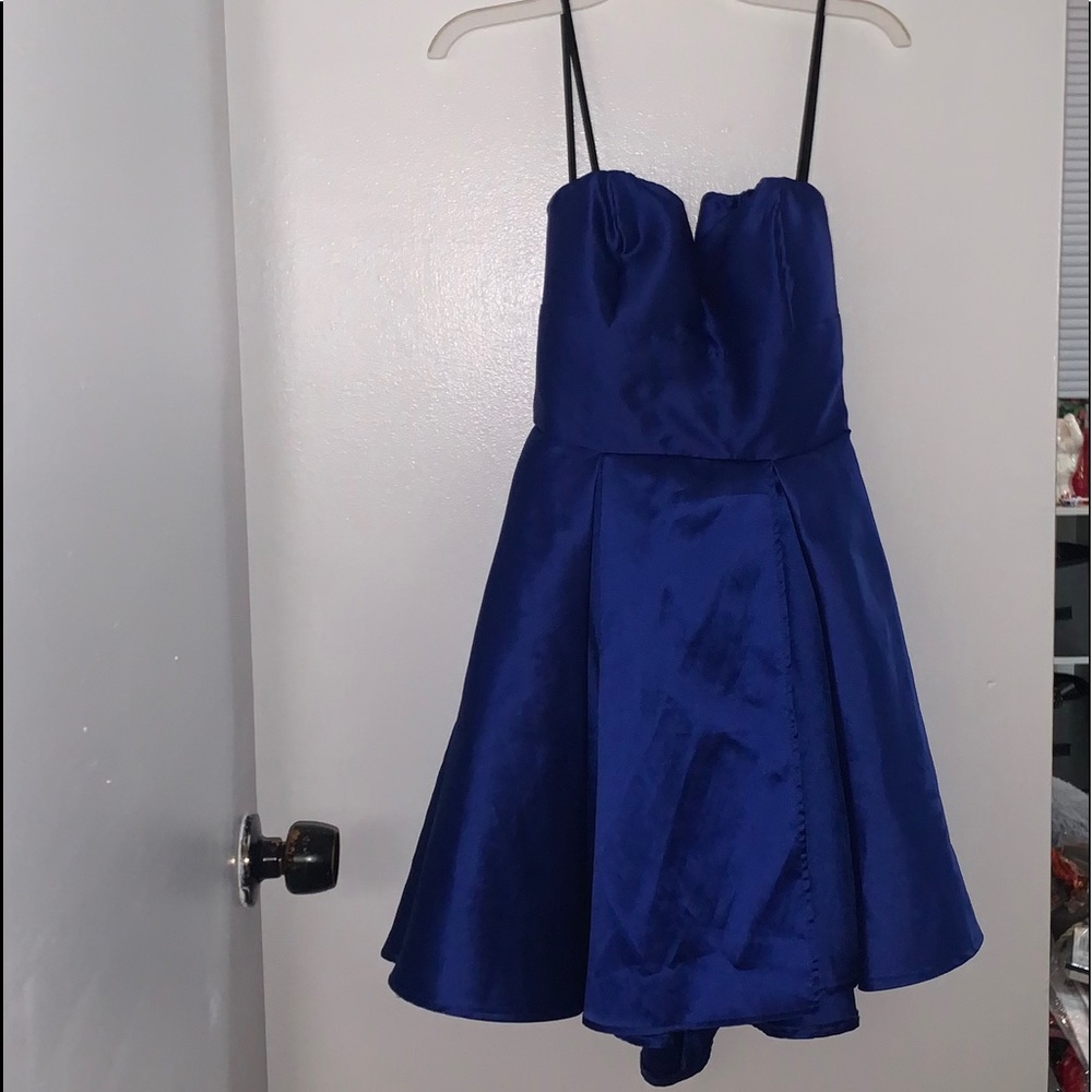 Royal Blue Homecoming Dress